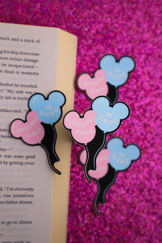 Happiest Place To Read Sticker
