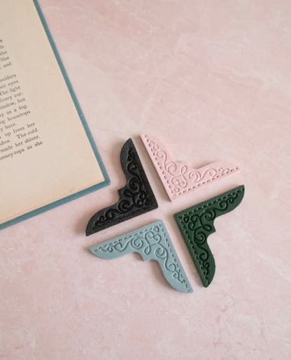 Leather Corner Bookmarks