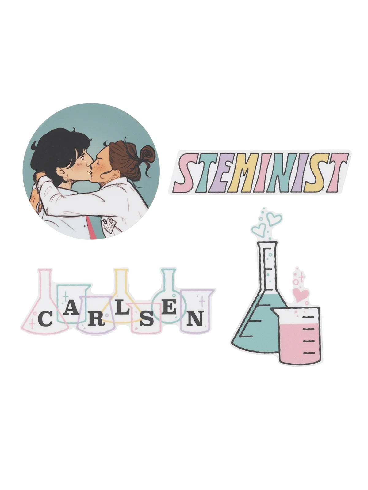 The Love Hypothesis Stickers - Set of 4