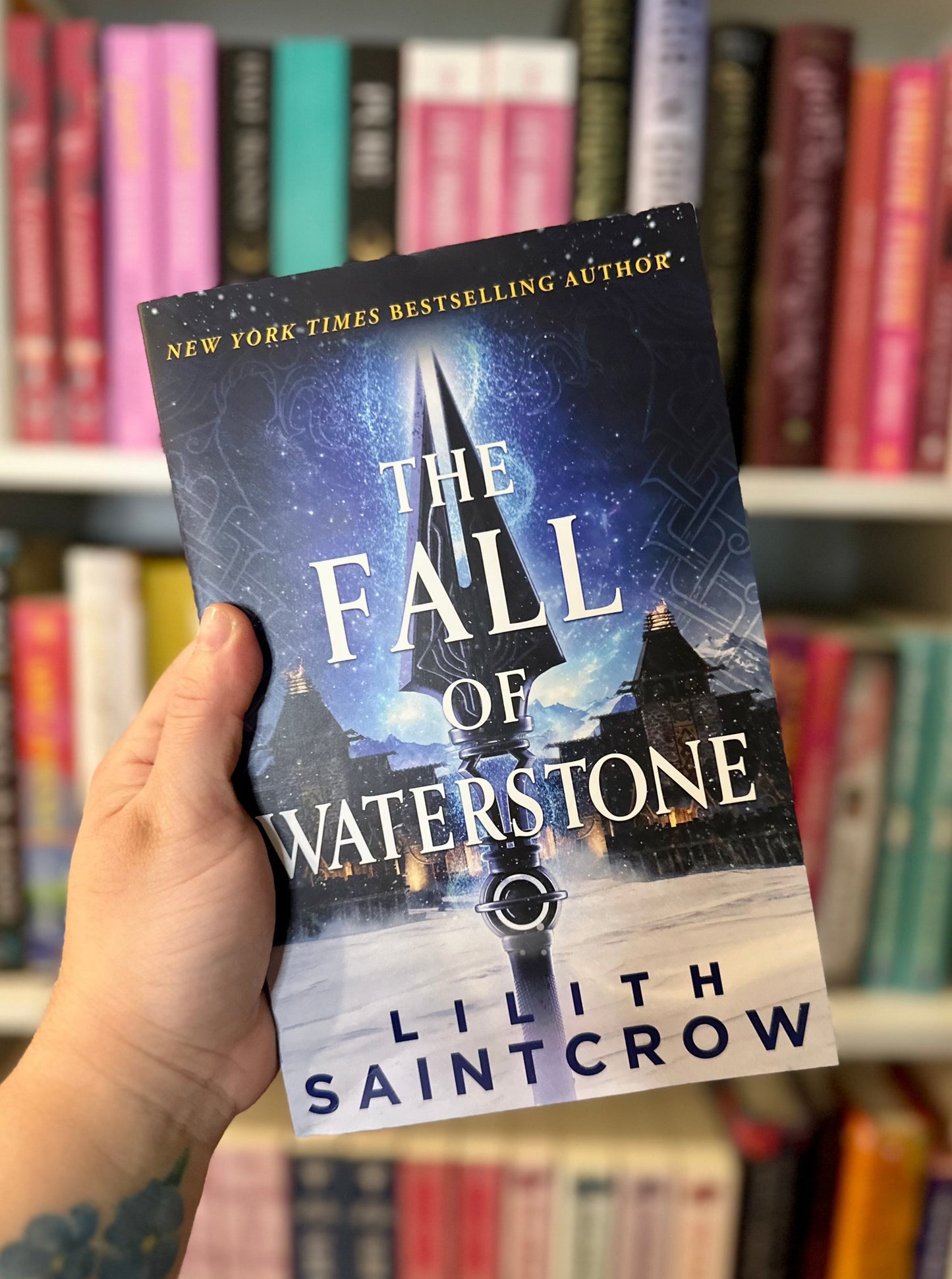 The Fall of Waterstone (Black Land's Bane Series, Book #2) by Lilith Saintcrow (Damaged)