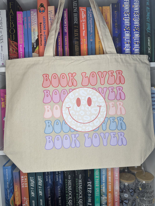 Book Lover Tote Bag