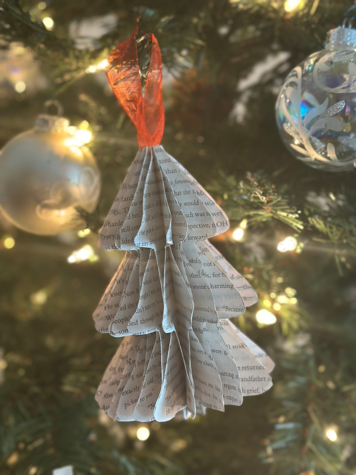 Christmas Tree Pages Ornament