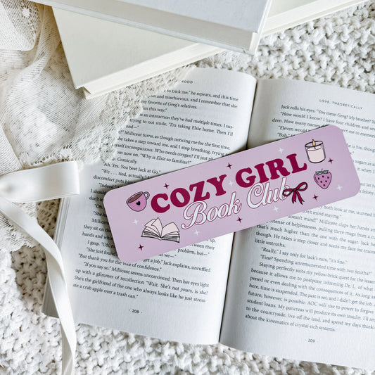 Cozy Girl Book Club Bookmark