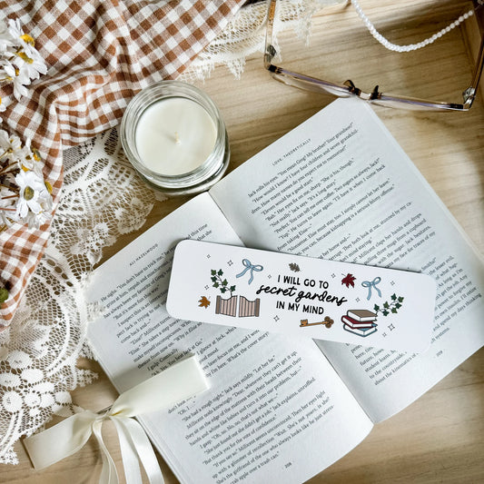 Secret Garden Thoughts Bookmark