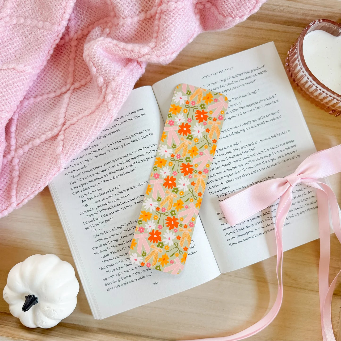 Coquette Fall Bookmark