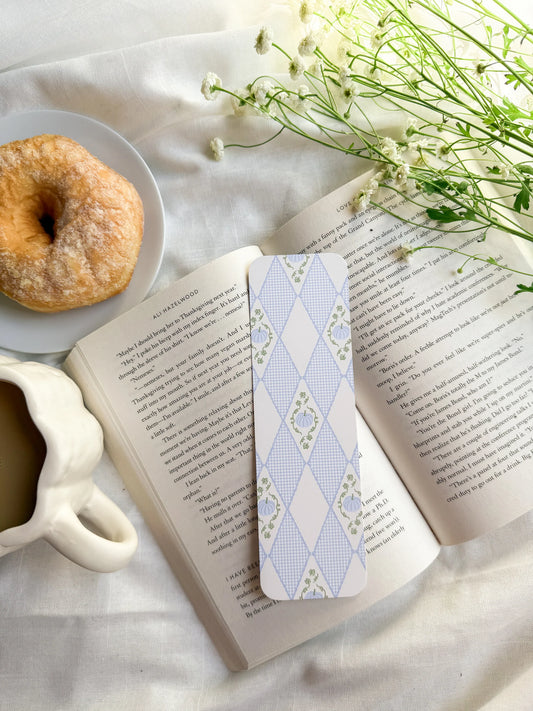 Gingham Gourds Bookmark