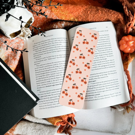 Skull Cherries Bookmark