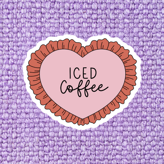 Iced Coffee Love Sticker