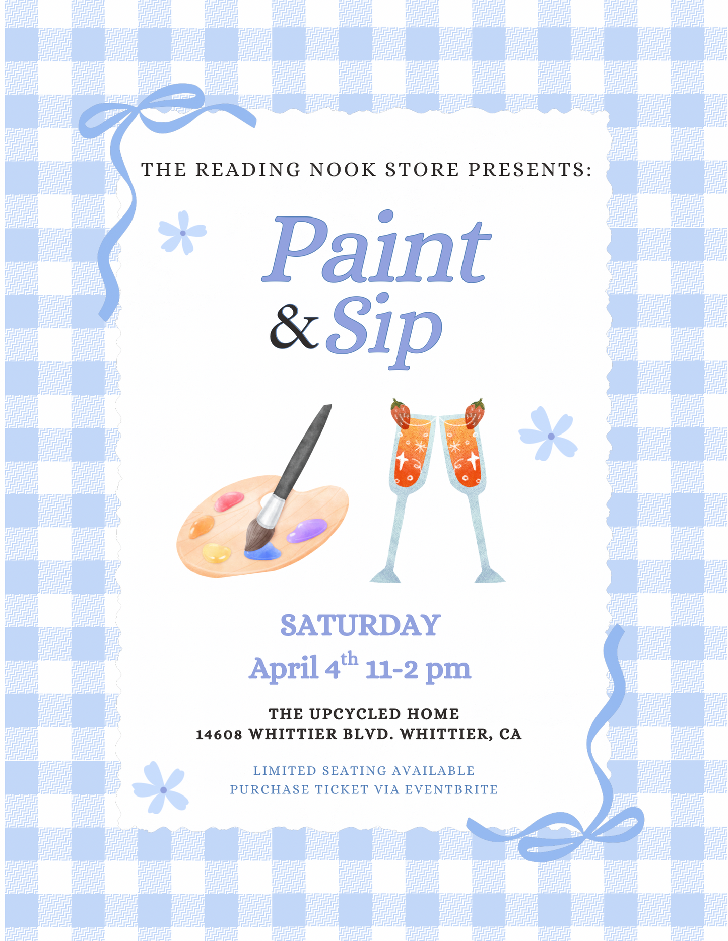 Paint & Sip Event- 4/4/26