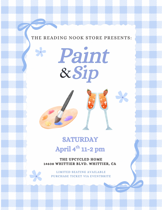 Paint & Sip Event- 4/4/26