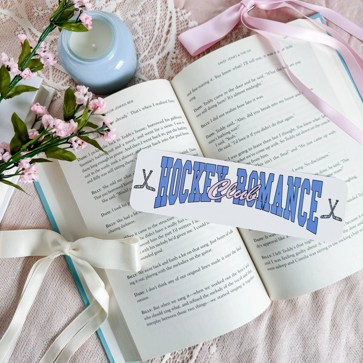 Hockey Romance Club Bookmark