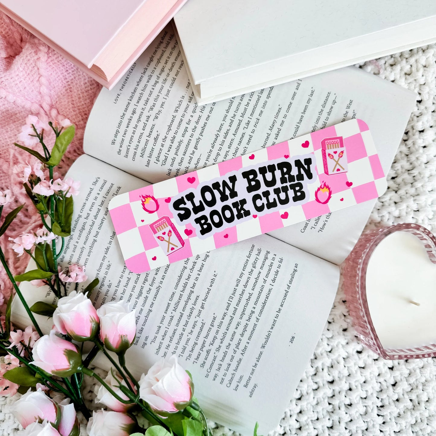 Slow Burn Book Club Bookmark