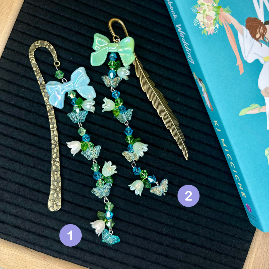 Blue/Green Bejeweled Bookmarks