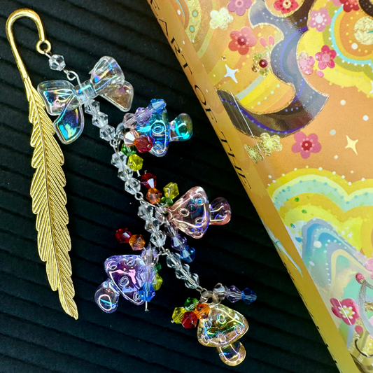 Mushroom Bejeweled Bookmarks