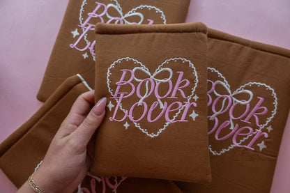 Brown Book Lover Book/E-Reader Sleeve
