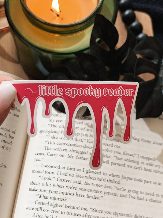Little Spooky Reader Sticker