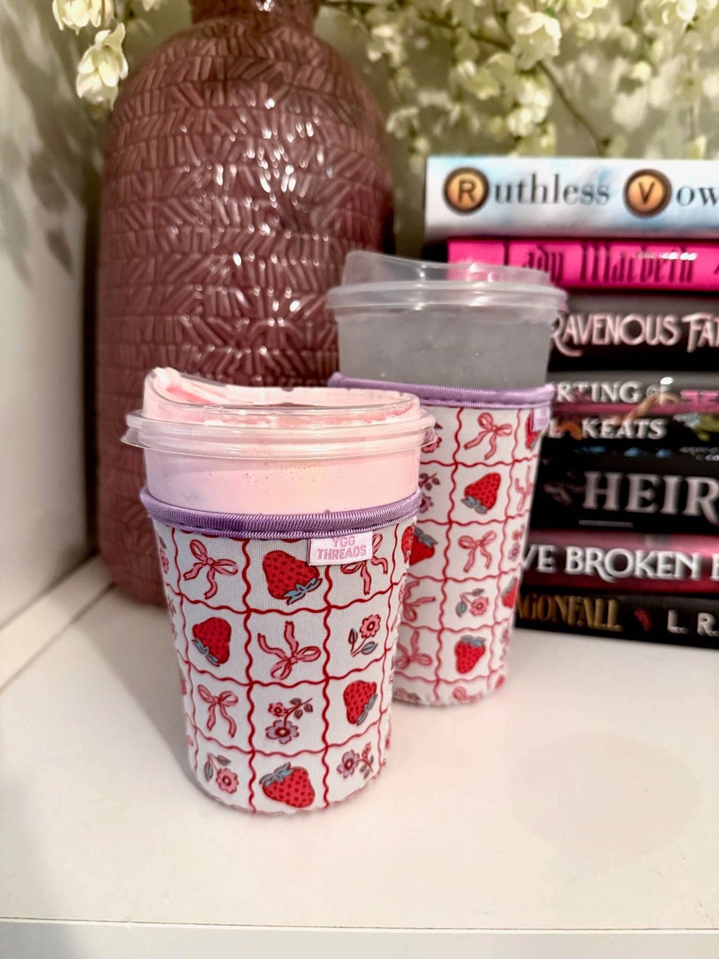 Strawberry Coquette Drink Sleeve