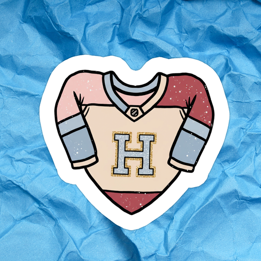 Heated Hockey Sticker