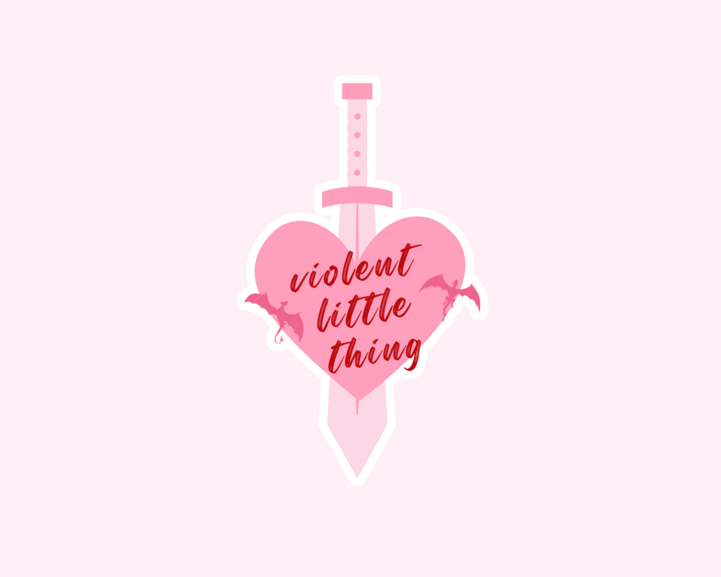 Violent Little Thing Sword Sticker