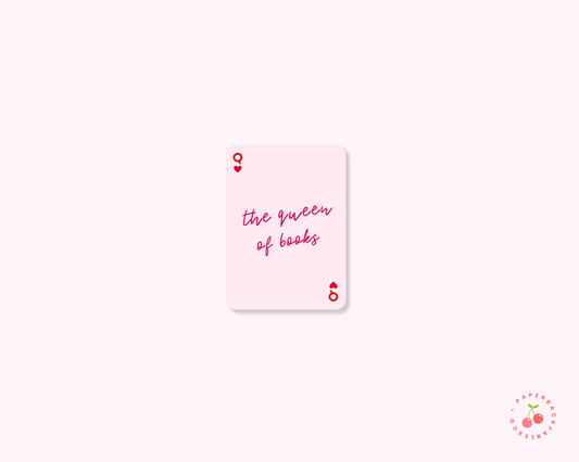 The Queen of Books Sticker