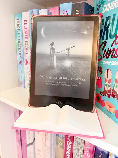 Open Book 3D Kindle Holder
