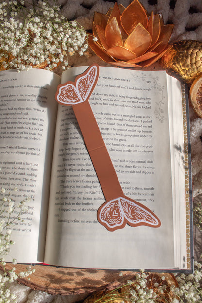 3D Gingerbread Butterfly Wings Bookmark