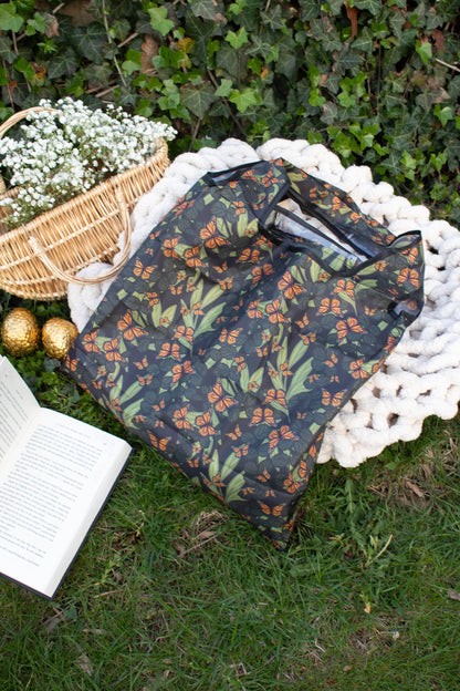 Butterfly Garden | Reusable Nature Foldable Grocery Bag