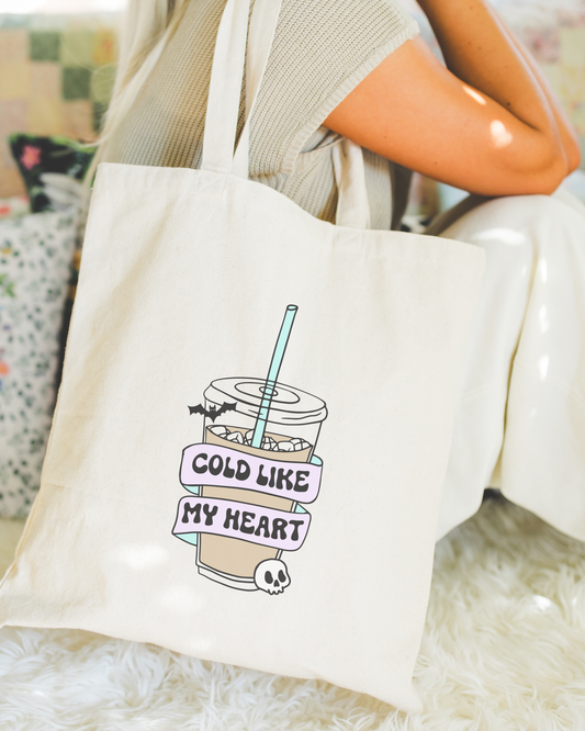 Cold Like My Heart Canvas Tote Bag