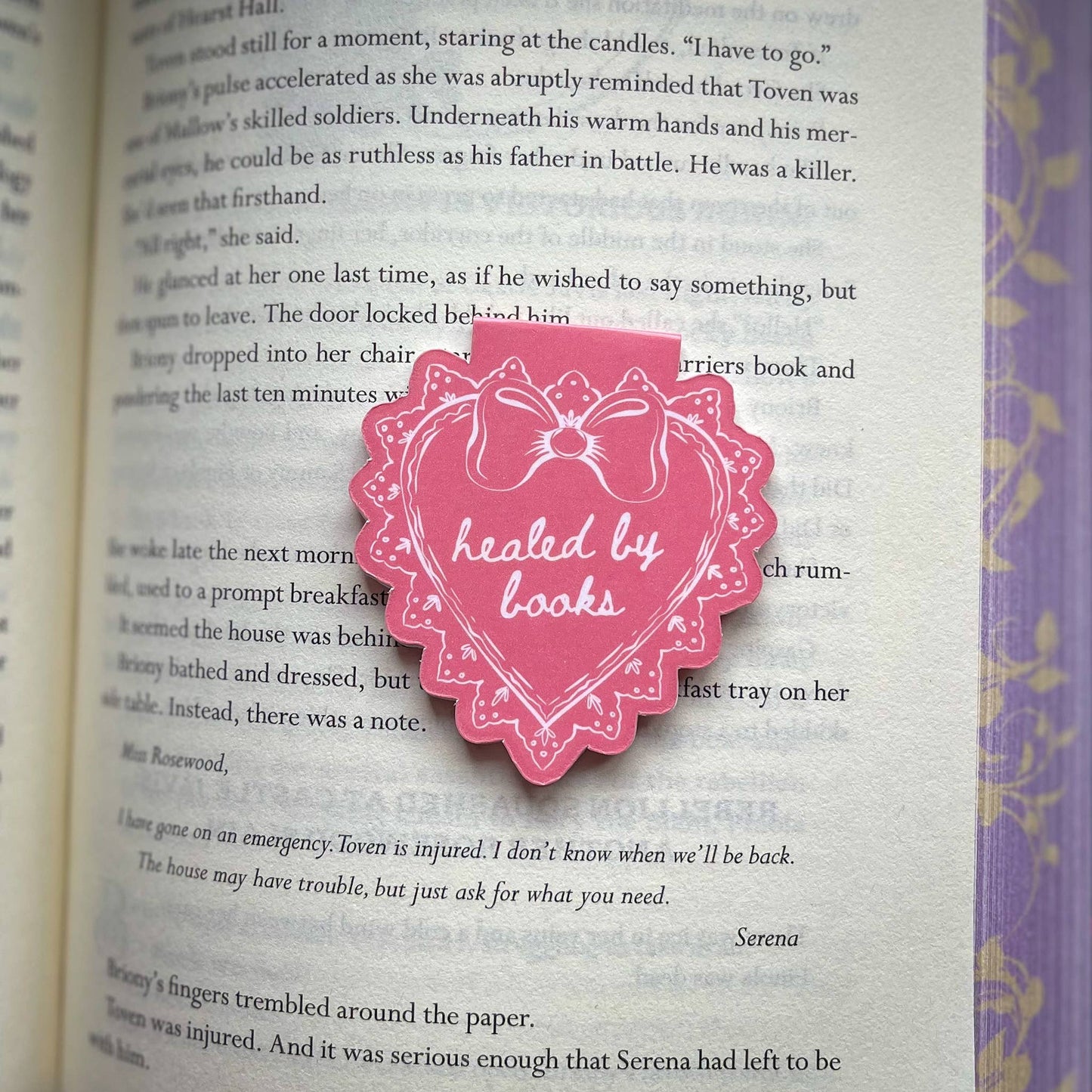 Healed By Books Magnetic Bookmark