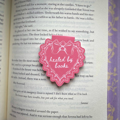 Healed By Books Magnetic Bookmark