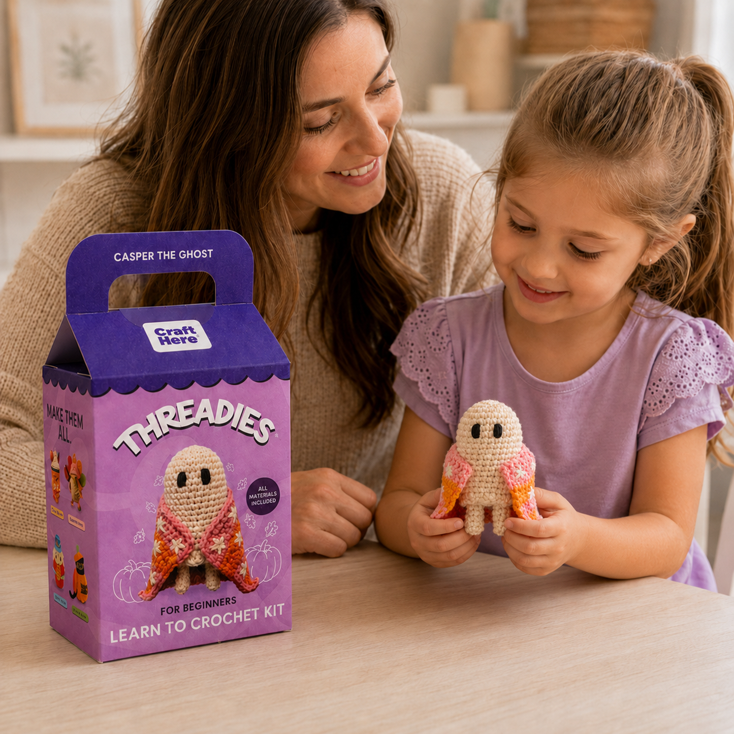 Halloween Crochet Kit for Beginners | Casper | DIY
