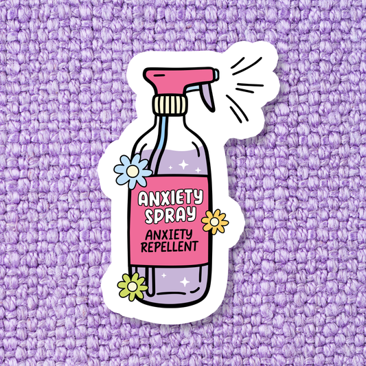 Anxiety Repellent Spray Sticker