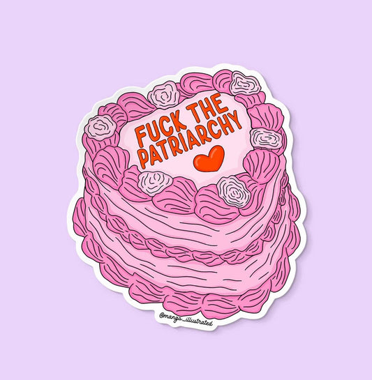F*** The Patriarchy Cake Sticker
