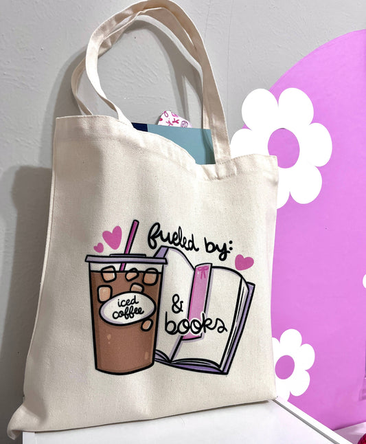 Fueled by Iced Coffee Tote Bag