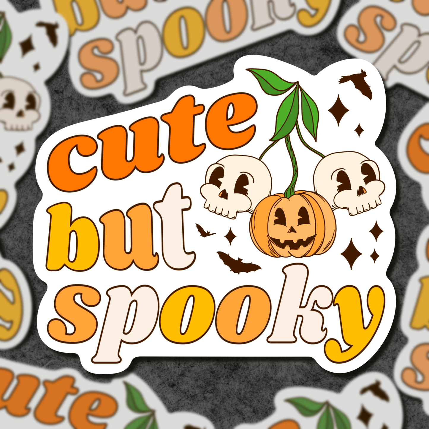 Cute but Spooky Sticker