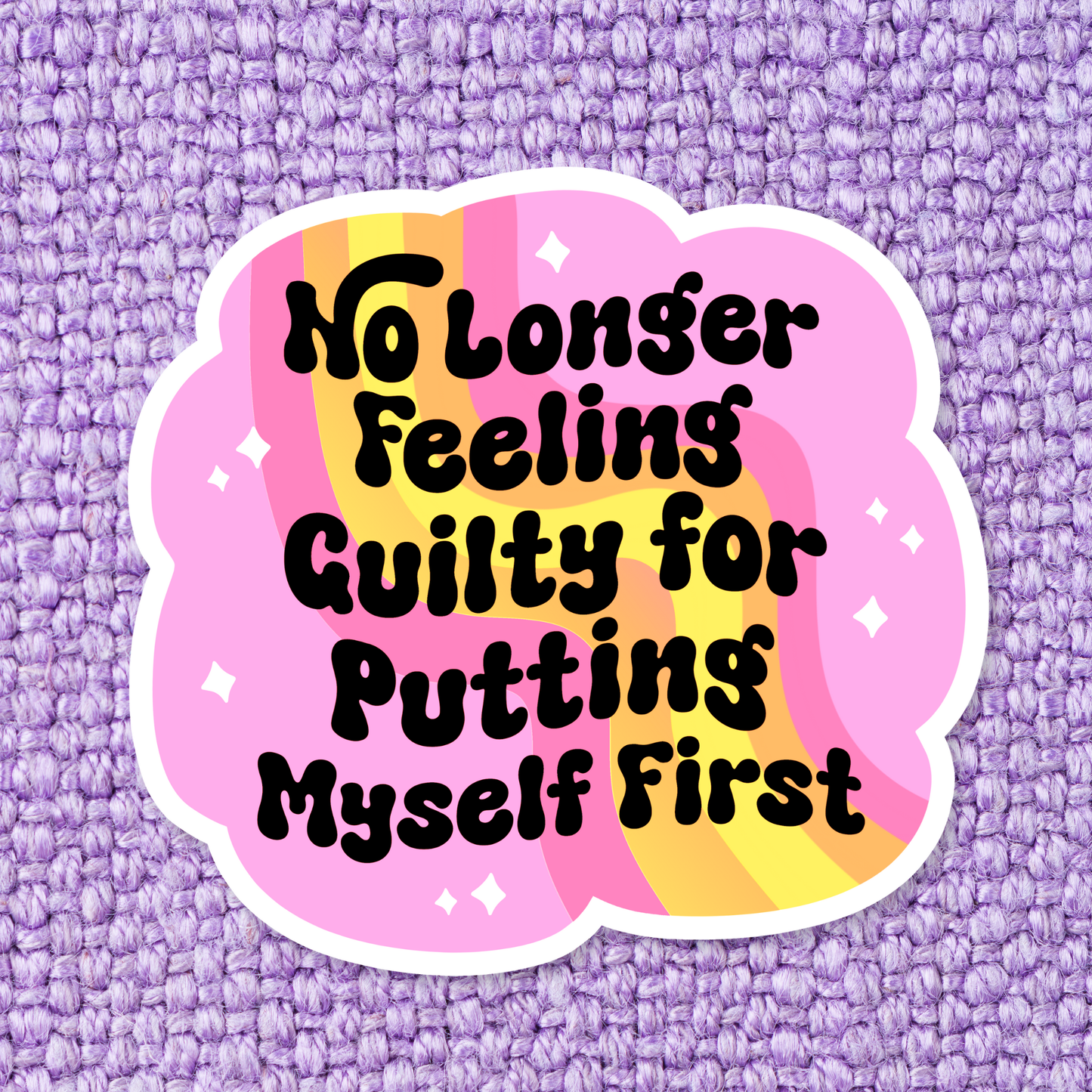 No Longer Feeling Guilty Sticker