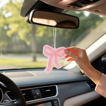 Pink Bow Air Freshener