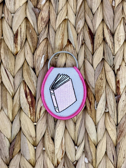 Booked and Busy Keychain