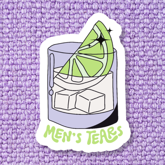 Shot of Men's Tears Sticker