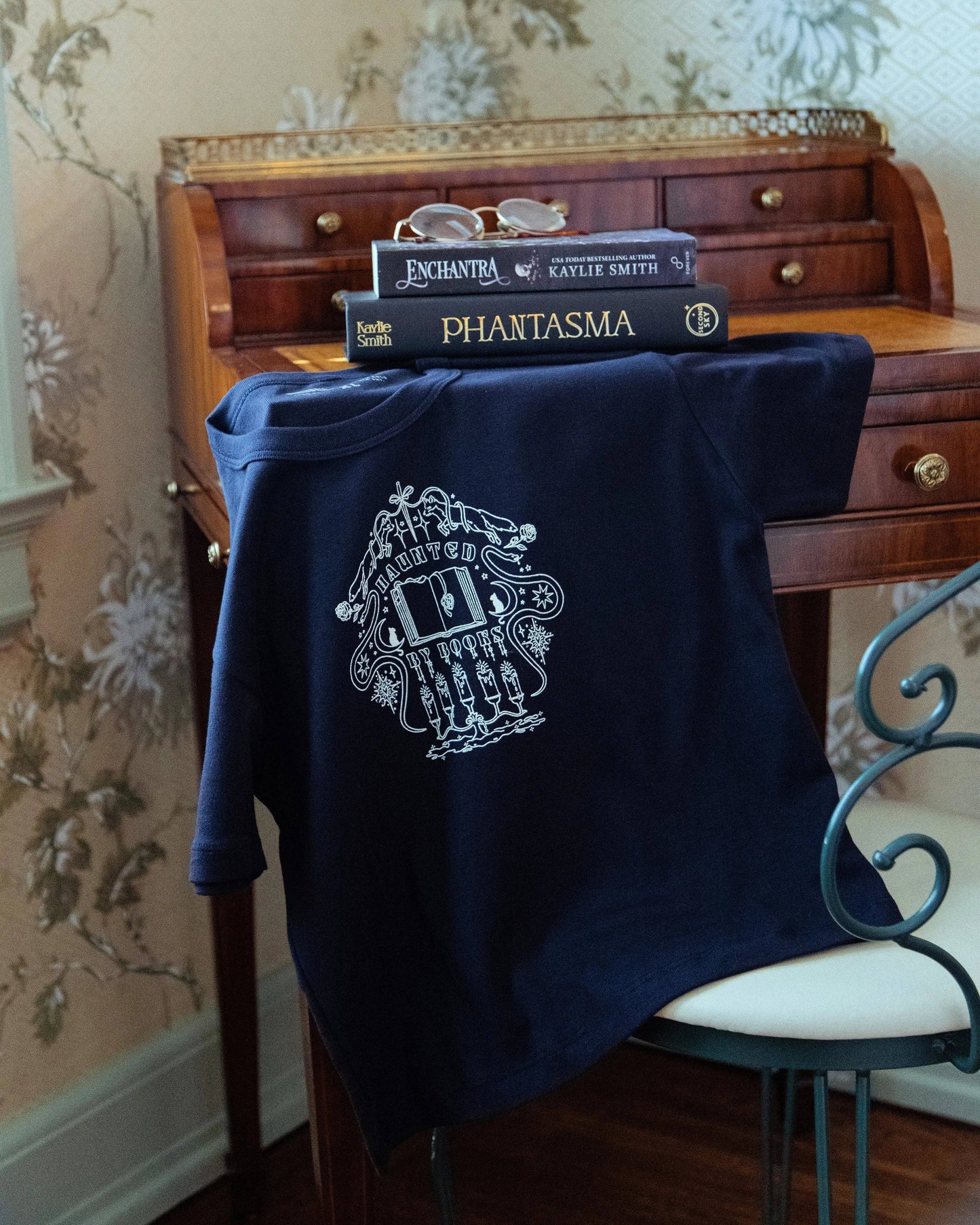 Haunted by Books Halloween T-Shirt