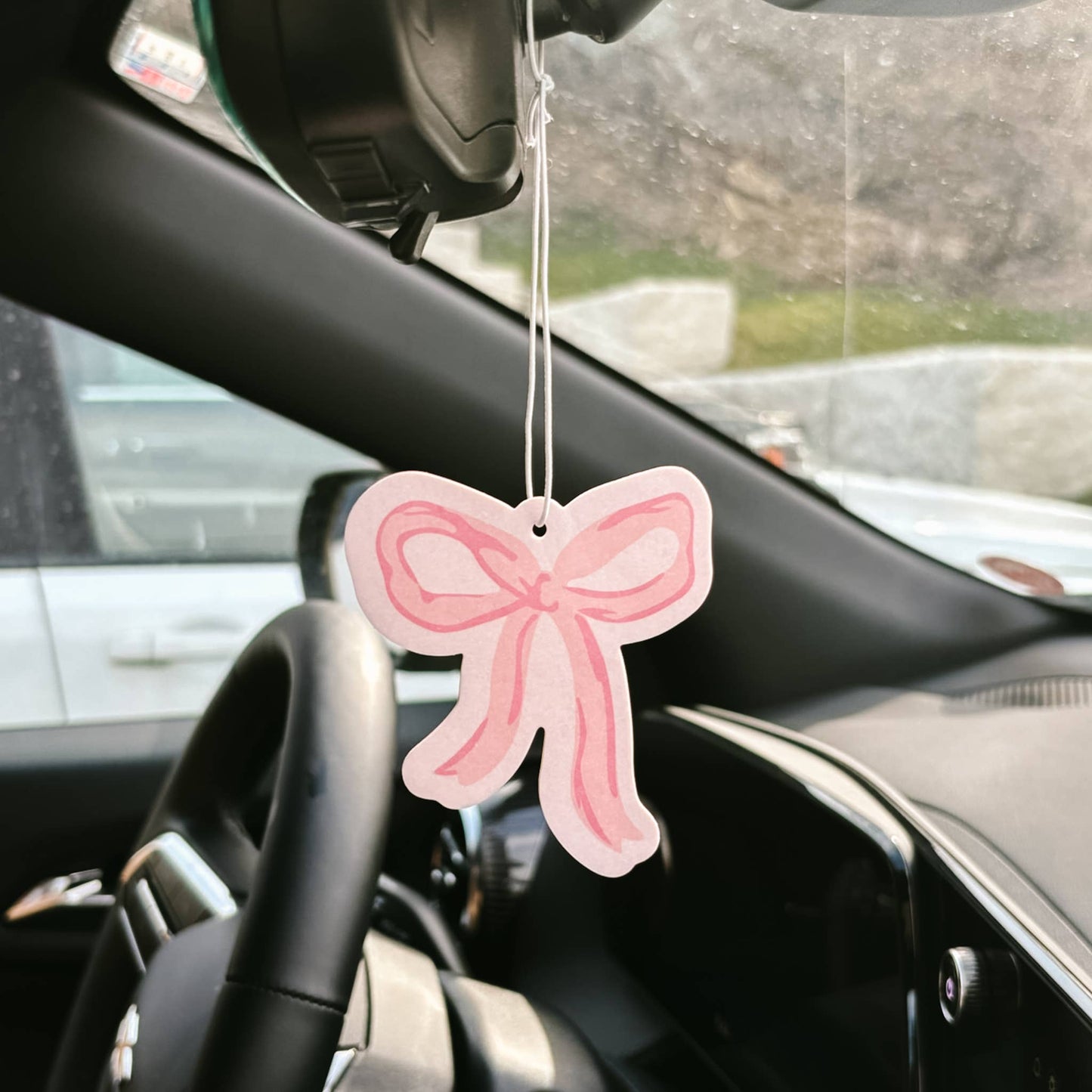 Pink Bow Air Freshener