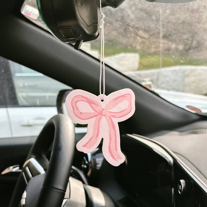 Pink Bow Air Freshener