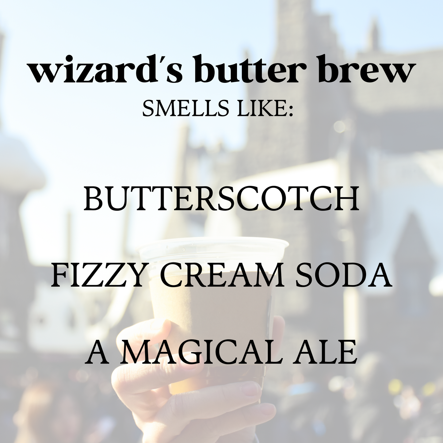 Wizard's Butter Brew Candle