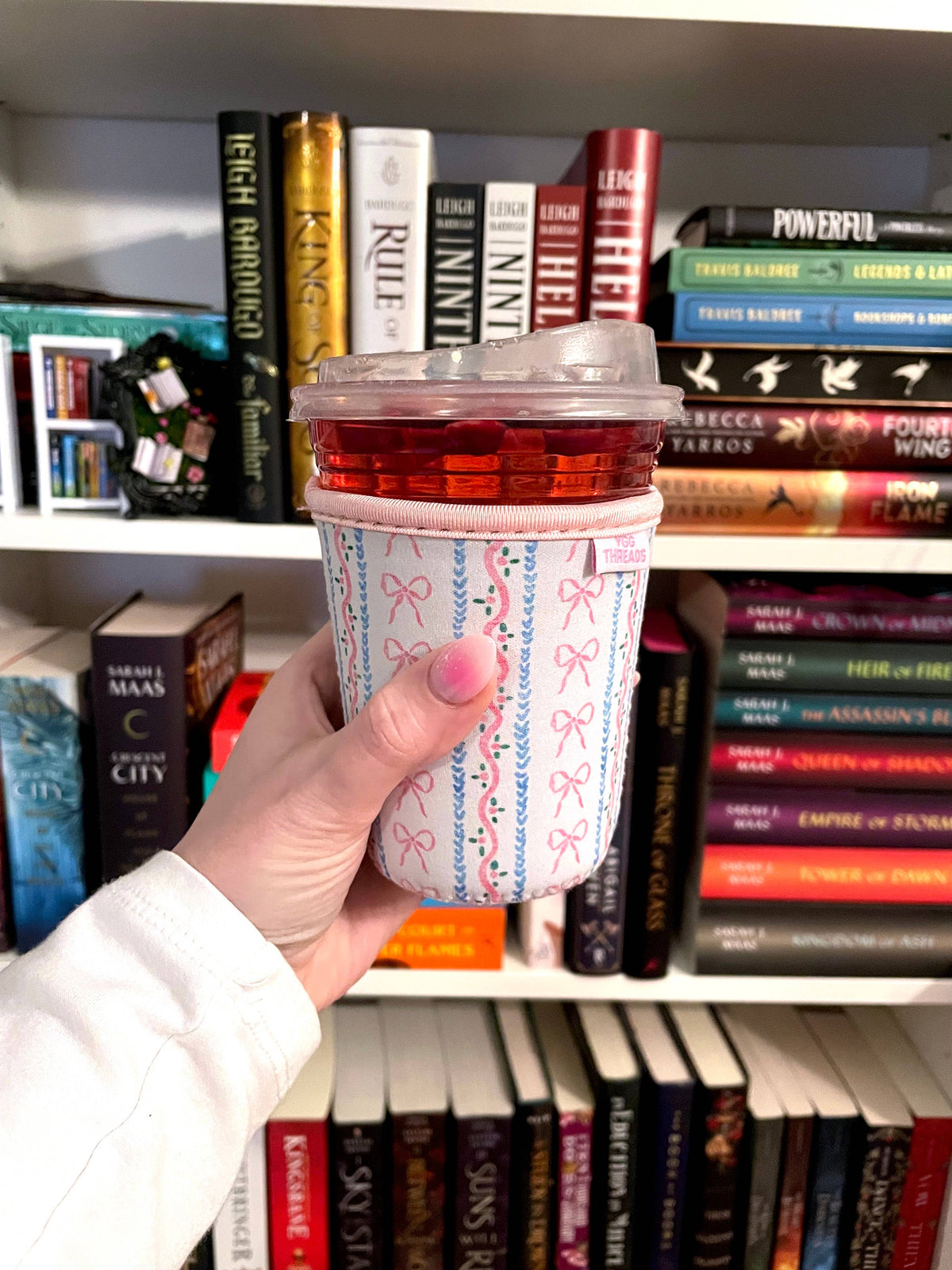 Bow Stripes Drink Sleeve