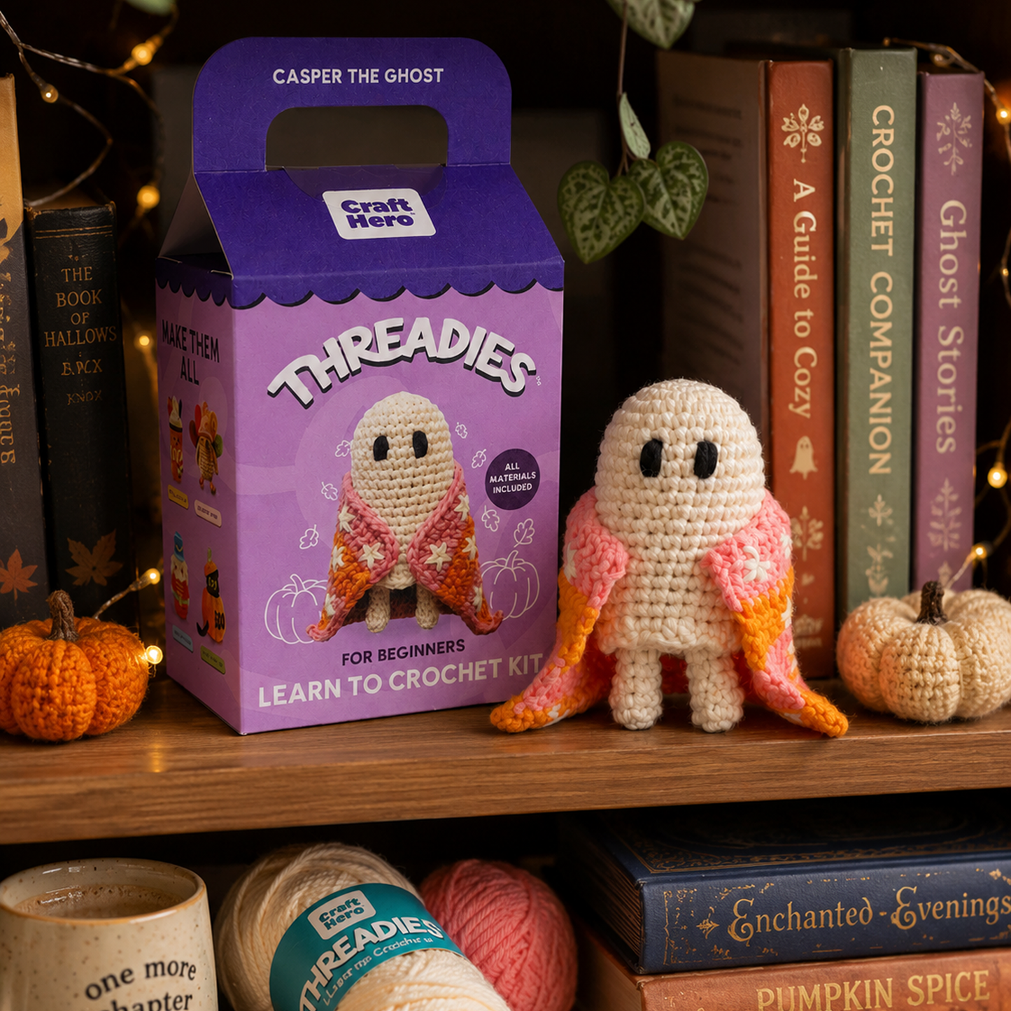 Halloween Crochet Kit for Beginners | Casper | DIY