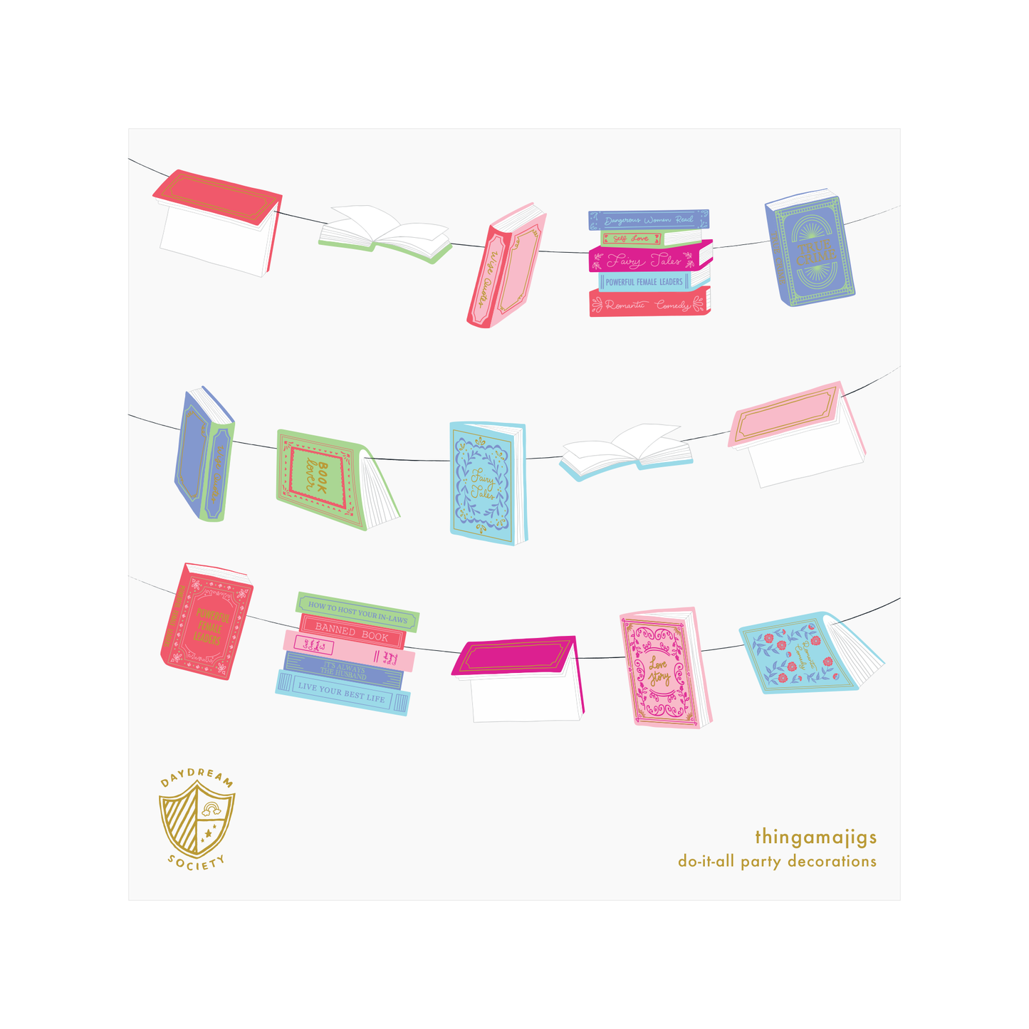Book Club Banner Decor