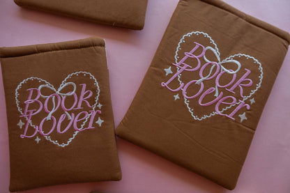 Brown Book Lover Book/E-Reader Sleeve