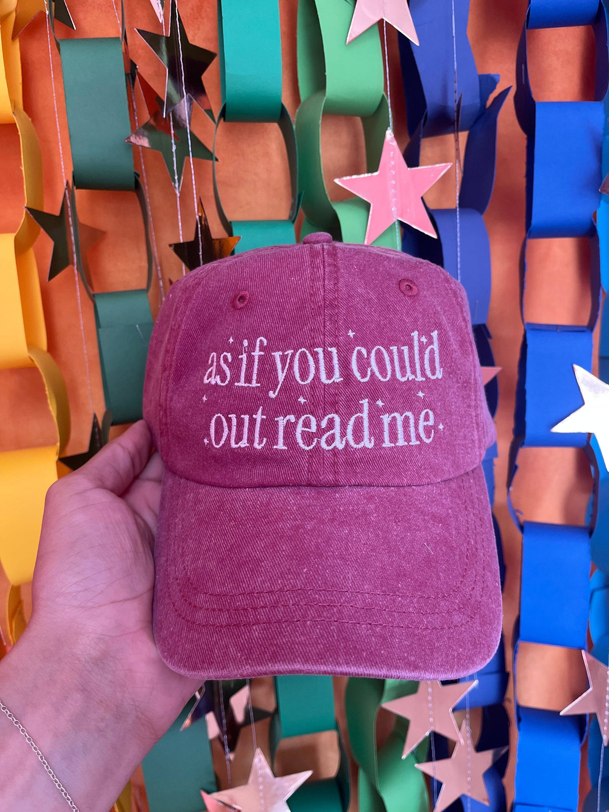 Out Read Me Embroidered Hat