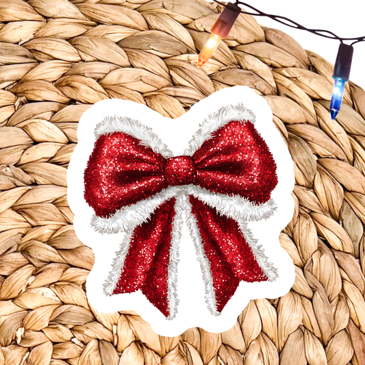 Festive Bow Sticker